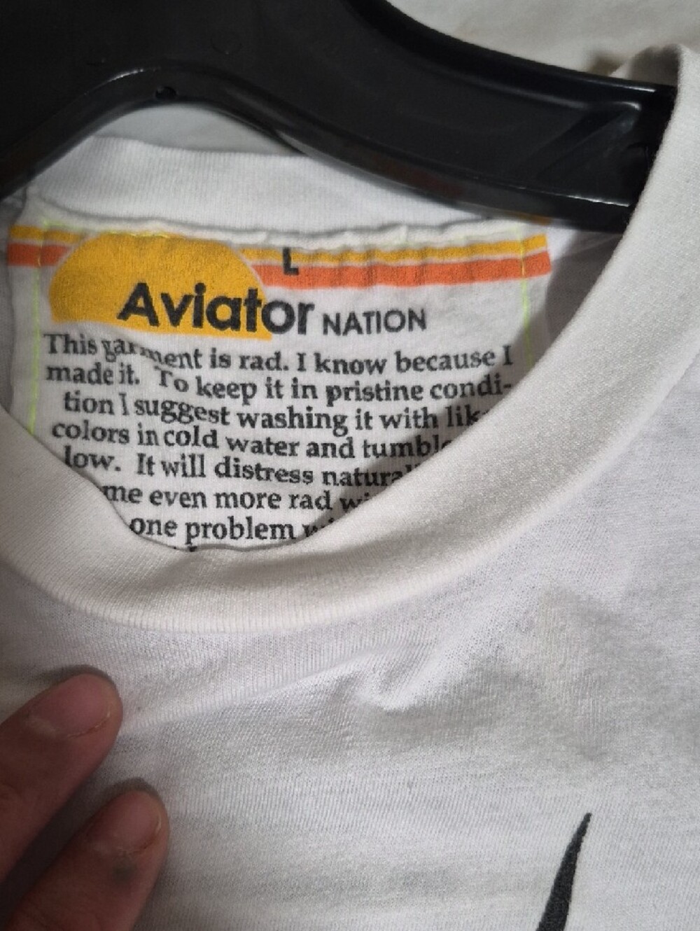 Aviator Nation Graphic Crewneck Tees – Set of 2 – Size L - Picture 7 of 15